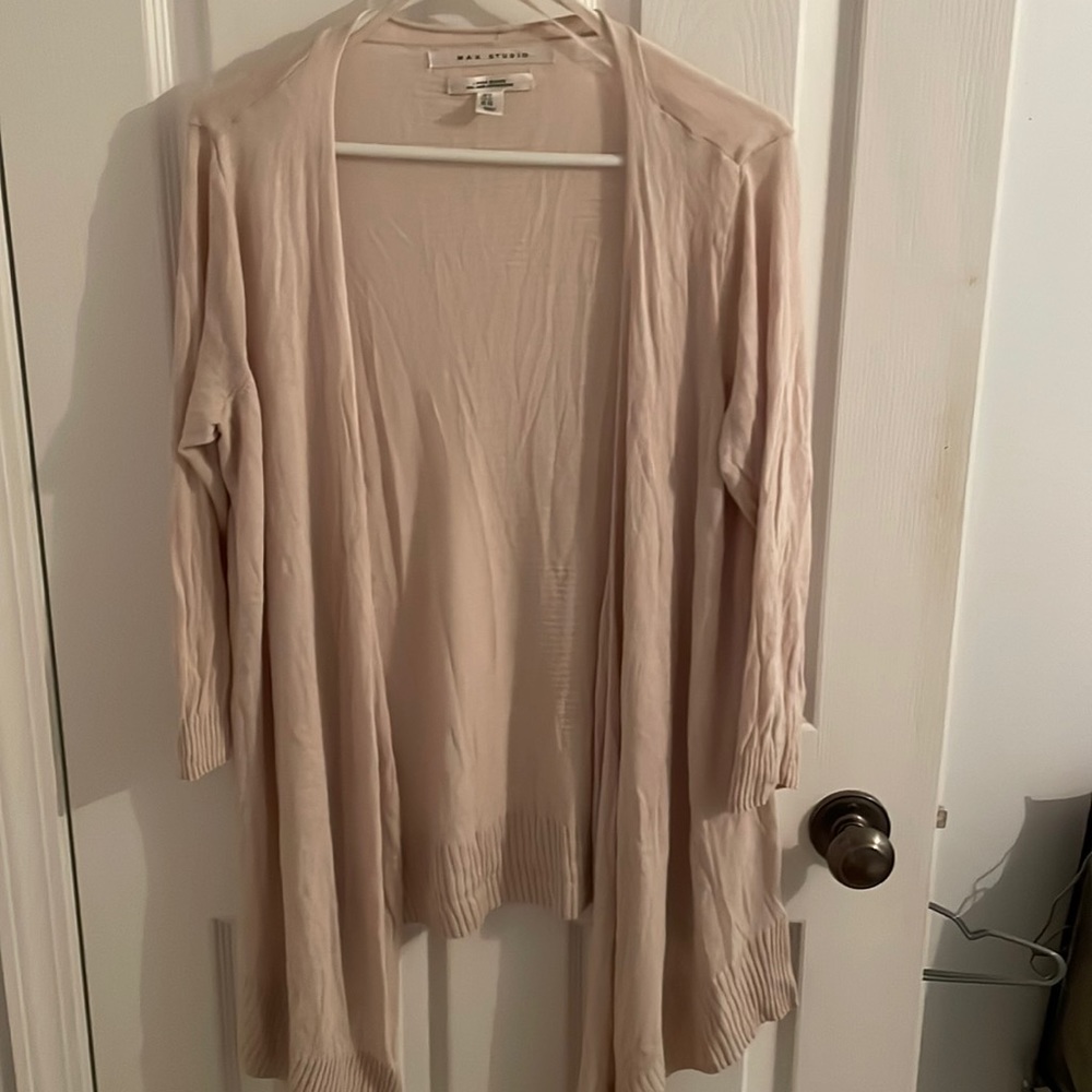 Max Studio Cream coloured cardigan pre loved